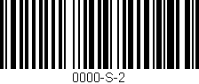 Código de barras (EAN, GTIN, SKU, ISBN): '0000-S-2'