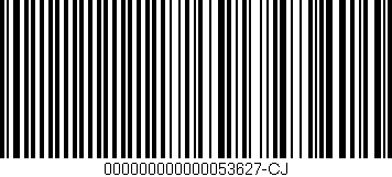 Código de barras (EAN, GTIN, SKU, ISBN): '000000000000053627-CJ'