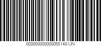 Código de barras (EAN, GTIN, SKU, ISBN): '000000000000055140-UN'