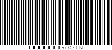 Código de barras (EAN, GTIN, SKU, ISBN): '000000000000057347-UN'