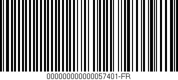 Código de barras (EAN, GTIN, SKU, ISBN): '000000000000057401-FR'