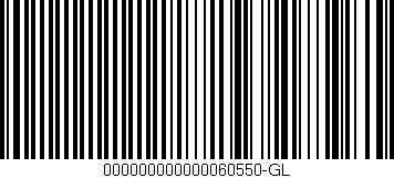 Código de barras (EAN, GTIN, SKU, ISBN): '000000000000060550-GL'