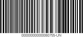 Código de barras (EAN, GTIN, SKU, ISBN): '000000000000060755-UN'
