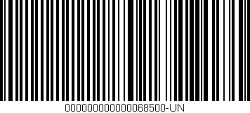 Código de barras (EAN, GTIN, SKU, ISBN): '000000000000068500-UN'