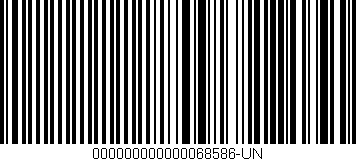 Código de barras (EAN, GTIN, SKU, ISBN): '000000000000068586-UN'