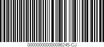 Código de barras (EAN, GTIN, SKU, ISBN): '000000000000096245-CJ'