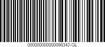 Código de barras (EAN, GTIN, SKU, ISBN): '000000000000096342-GL'