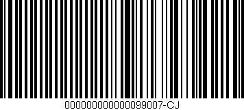 Código de barras (EAN, GTIN, SKU, ISBN): '000000000000099007-CJ'