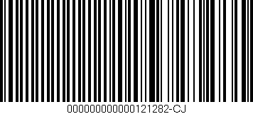 Código de barras (EAN, GTIN, SKU, ISBN): '000000000000121282-CJ'