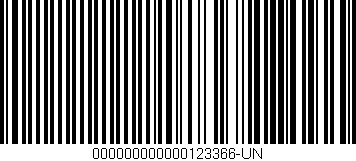 Código de barras (EAN, GTIN, SKU, ISBN): '000000000000123366-UN'