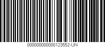 Código de barras (EAN, GTIN, SKU, ISBN): '000000000000123552-UN'