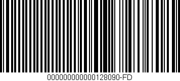 Código de barras (EAN, GTIN, SKU, ISBN): '000000000000128090-FD'