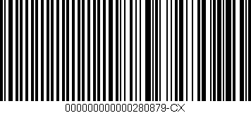 Código de barras (EAN, GTIN, SKU, ISBN): '000000000000280879-CX'
