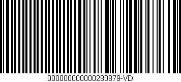 Código de barras (EAN, GTIN, SKU, ISBN): '000000000000280879-VD'