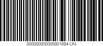 Código de barras (EAN, GTIN, SKU, ISBN): '000000000000901694-UN'