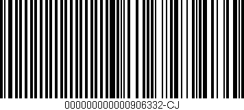 Código de barras (EAN, GTIN, SKU, ISBN): '000000000000906332-CJ'