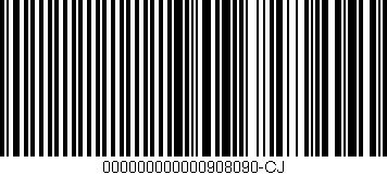 Código de barras (EAN, GTIN, SKU, ISBN): '000000000000908090-CJ'