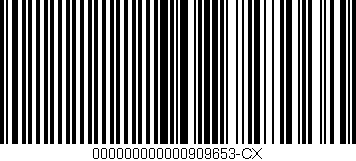 Código de barras (EAN, GTIN, SKU, ISBN): '000000000000909653-CX'