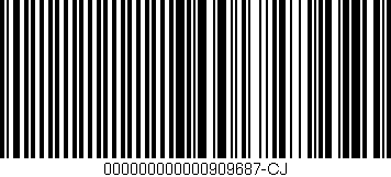 Código de barras (EAN, GTIN, SKU, ISBN): '000000000000909687-CJ'
