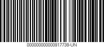 Código de barras (EAN, GTIN, SKU, ISBN): '000000000000917738-UN'