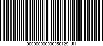 Código de barras (EAN, GTIN, SKU, ISBN): '000000000000950129-UN'