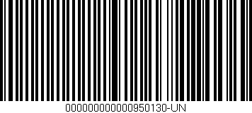 Código de barras (EAN, GTIN, SKU, ISBN): '000000000000950130-UN'