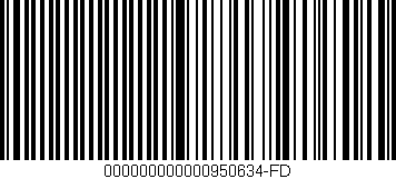 Código de barras (EAN, GTIN, SKU, ISBN): '000000000000950634-FD'