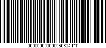 Código de barras (EAN, GTIN, SKU, ISBN): '000000000000950634-PT'