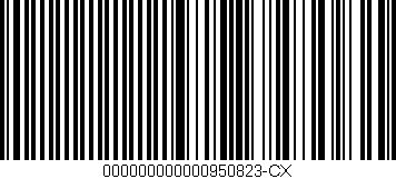 Código de barras (EAN, GTIN, SKU, ISBN): '000000000000950823-CX'