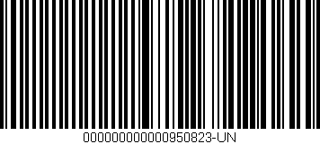 Código de barras (EAN, GTIN, SKU, ISBN): '000000000000950823-UN'