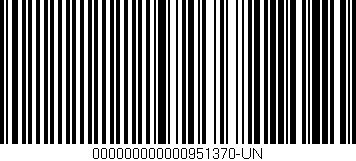 Código de barras (EAN, GTIN, SKU, ISBN): '000000000000951370-UN'
