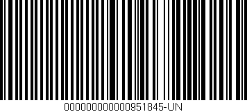 Código de barras (EAN, GTIN, SKU, ISBN): '000000000000951845-UN'