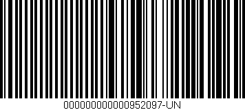Código de barras (EAN, GTIN, SKU, ISBN): '000000000000952097-UN'