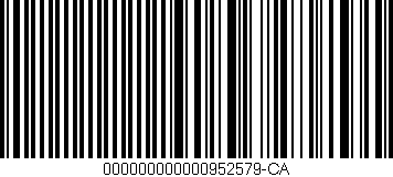 Código de barras (EAN, GTIN, SKU, ISBN): '000000000000952579-CA'