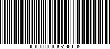 Código de barras (EAN, GTIN, SKU, ISBN): '000000000000952880-UN'