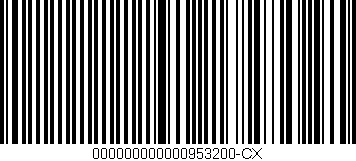 Código de barras (EAN, GTIN, SKU, ISBN): '000000000000953200-CX'