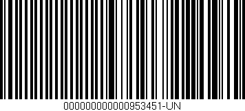 Código de barras (EAN, GTIN, SKU, ISBN): '000000000000953451-UN'