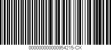 Código de barras (EAN, GTIN, SKU, ISBN): '000000000000954215-CX'