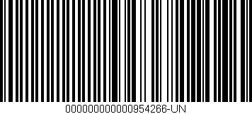 Código de barras (EAN, GTIN, SKU, ISBN): '000000000000954266-UN'