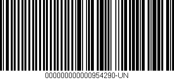 Código de barras (EAN, GTIN, SKU, ISBN): '000000000000954290-UN'