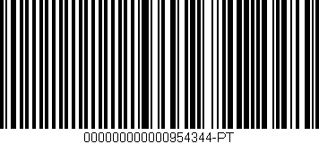 Código de barras (EAN, GTIN, SKU, ISBN): '000000000000954344-PT'