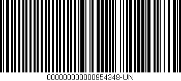 Código de barras (EAN, GTIN, SKU, ISBN): '000000000000954348-UN'
