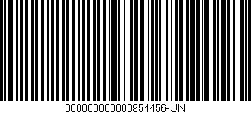 Código de barras (EAN, GTIN, SKU, ISBN): '000000000000954456-UN'