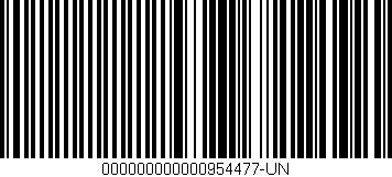 Código de barras (EAN, GTIN, SKU, ISBN): '000000000000954477-UN'