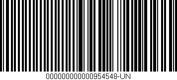 Código de barras (EAN, GTIN, SKU, ISBN): '000000000000954548-UN'