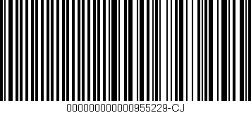 Código de barras (EAN, GTIN, SKU, ISBN): '000000000000955229-CJ'