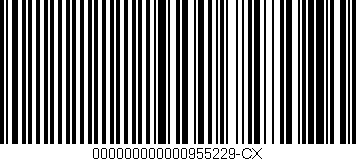 Código de barras (EAN, GTIN, SKU, ISBN): '000000000000955229-CX'