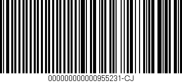 Código de barras (EAN, GTIN, SKU, ISBN): '000000000000955231-CJ'