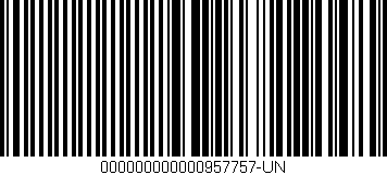 Código de barras (EAN, GTIN, SKU, ISBN): '000000000000957757-UN'