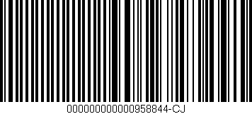 Código de barras (EAN, GTIN, SKU, ISBN): '000000000000958844-CJ'